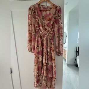 Floral Ruffle Maxi Dress *NWOT